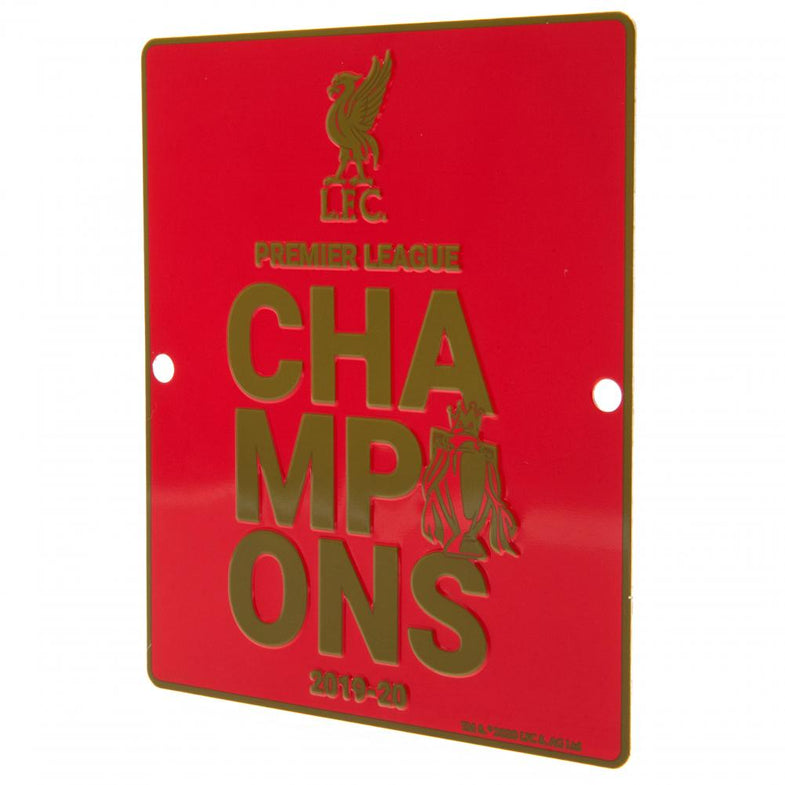 Liverpool FC Premier League Champions Window Sign – TBF Direct